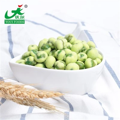 Yellow Wasabi Peas - A Zesty and Crunchy Delight